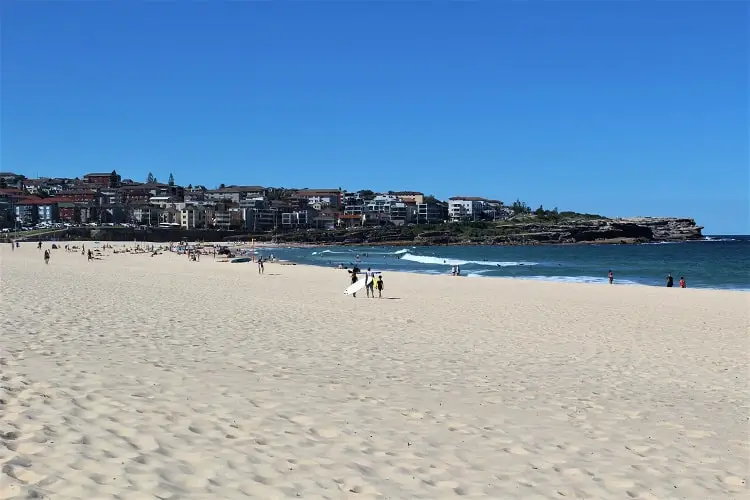 Maroubra Beach, Sydney on a sunny day.