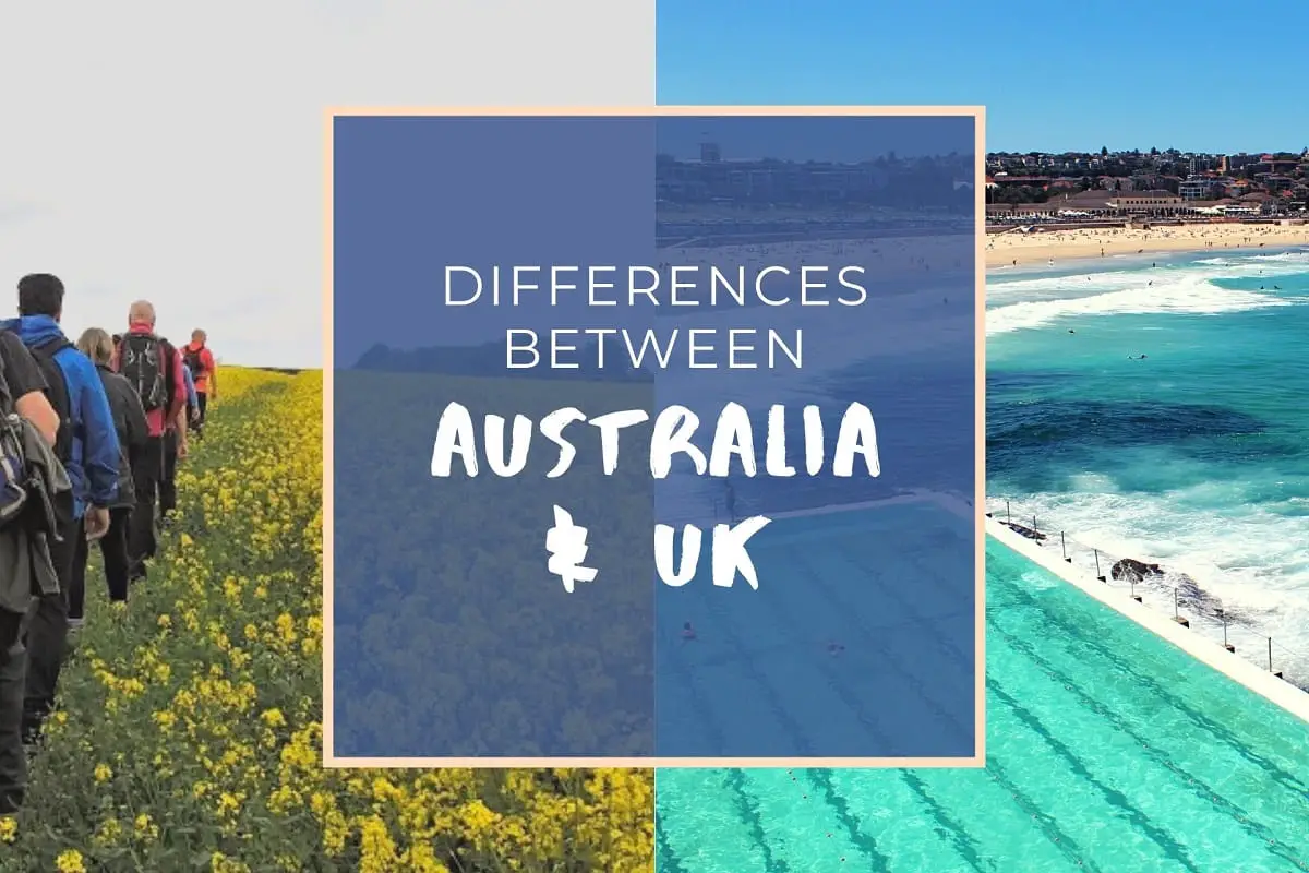 Differences between Australia and the UK, from a British expat.