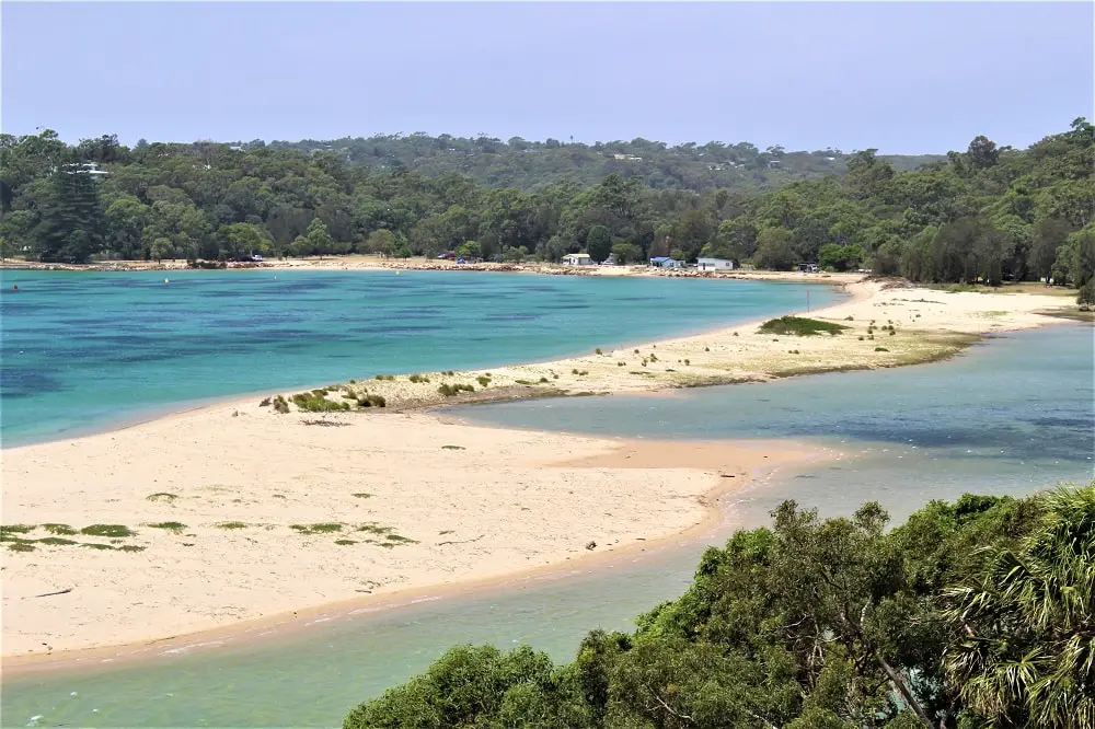 Bundeena camping ground in Sydney.