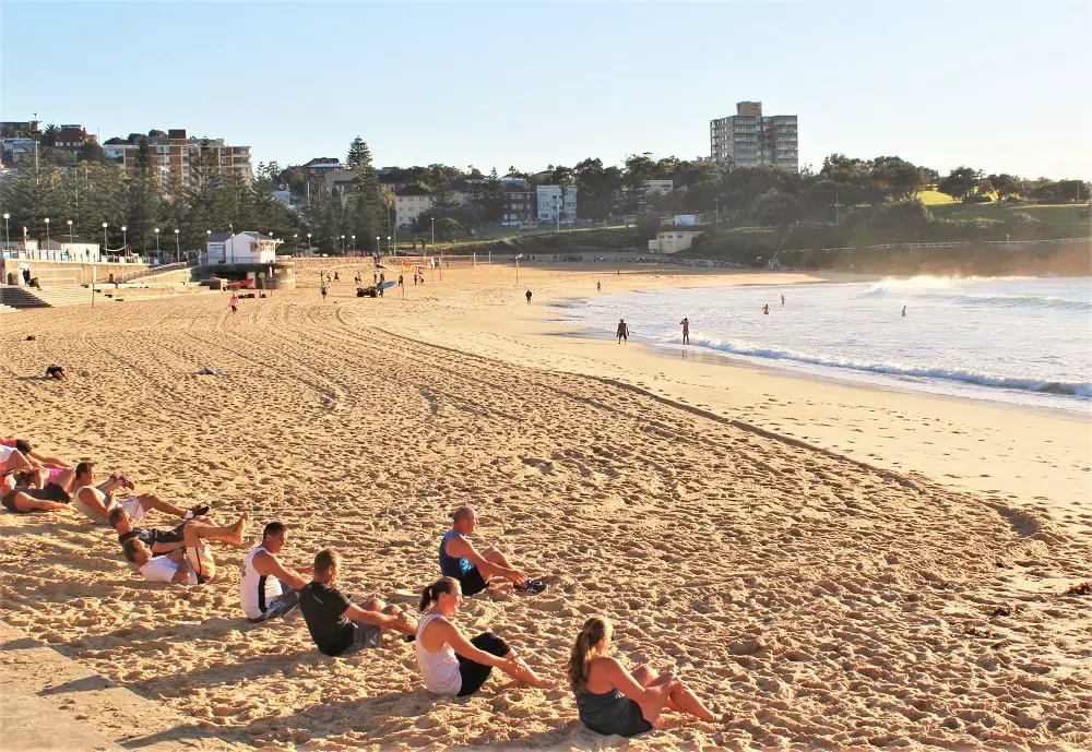 Bootcamp on Coogee Beach at sunrise.