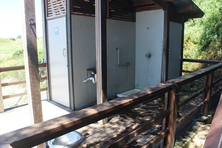 Amenities at Little Bay Beach, Sydney.