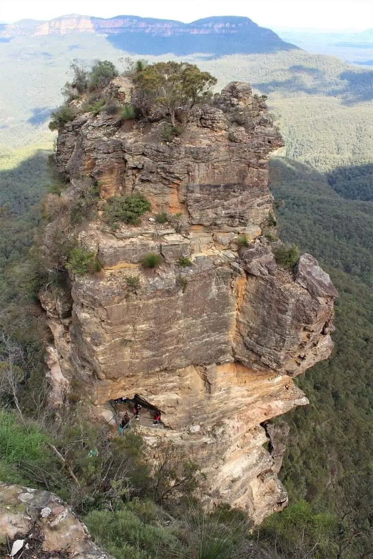 Lookout inside the Three Sisters.