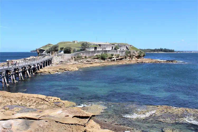 Bare Island Fort in La Perouse, Sydney.