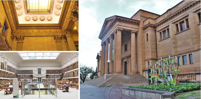 State Library of NSW - historical Australian architecture in Sydney