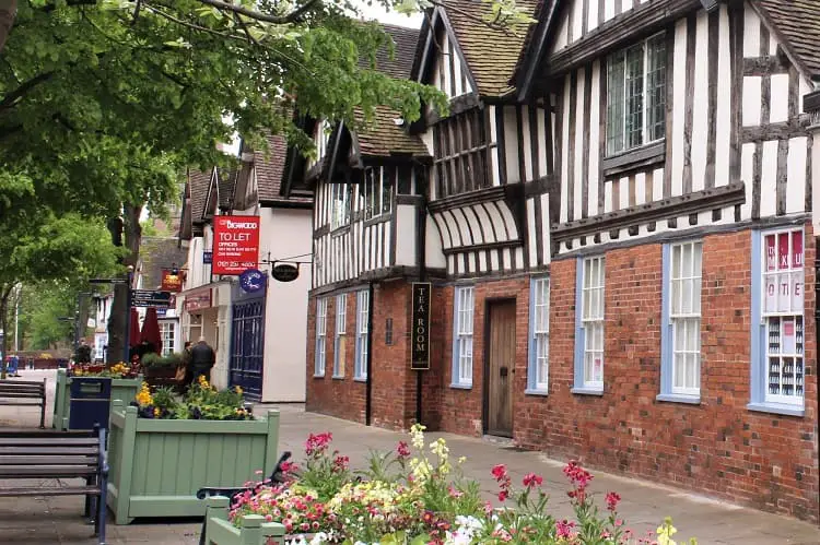 Historical Manor House Tea Rooms in Solihull, UK.