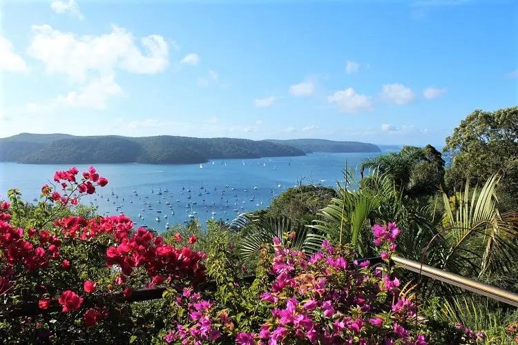 Pittwater viewed from Clareville, Northern Beaches, Sydney.