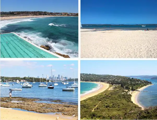 Living in Sydney photos: Bondi Beach, Botany Bay, Watsons Bay, Palm Beach.