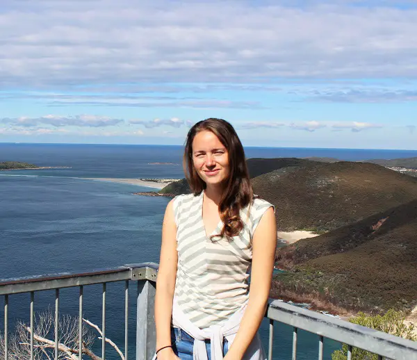 Travel blogger, Lisa Bull, exploring beautiful Port Stephens in Australia.