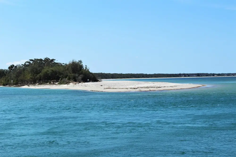 Currambene Creek in Huskisson, Australia.