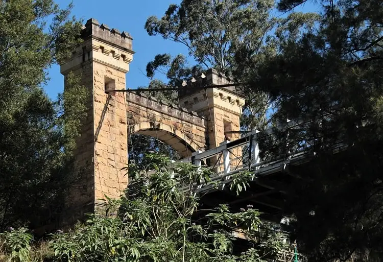 Hampden Bridge in Kangaroo Valley, NSW.