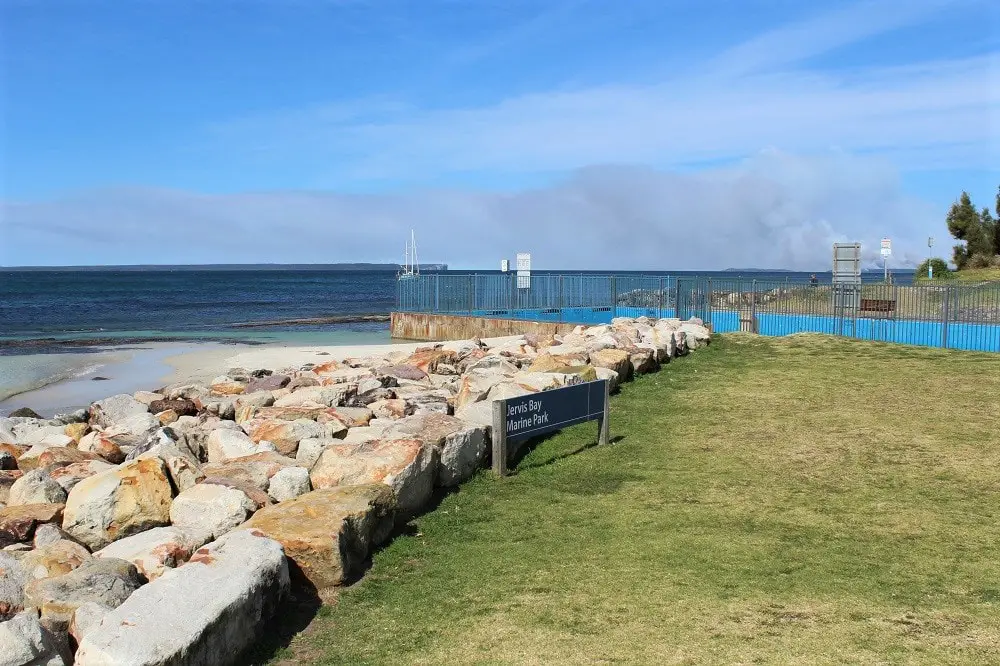 The Huskisson sea pool in Voyager Park.