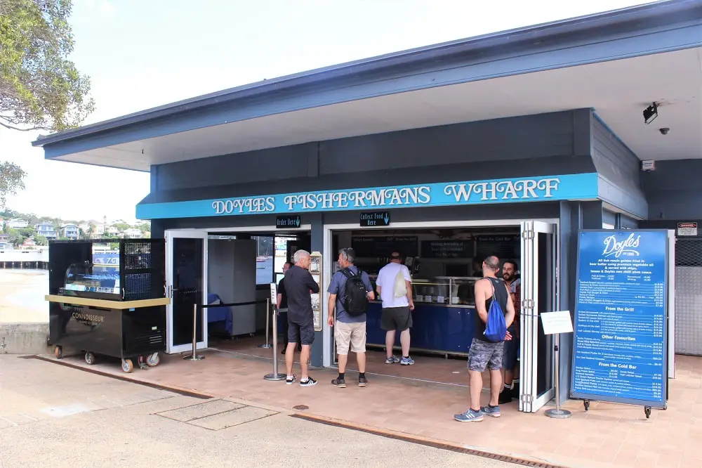 Doyles fish and chip shop in Sydney.