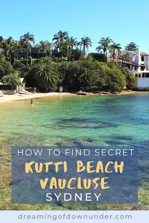 Escape the crowded Sydney beaches at hidden Kutti Beach in Vaucluse, with calm, clear water, soft sand and lush surrounding greenery. It's even dog friendly!