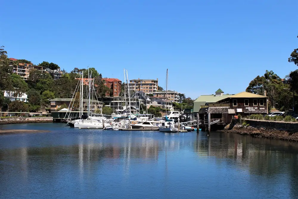 Discover peace and tranquility on this 3km Sydney walk from Mosman Bay to Cremorne Point, passing by Lex and Ruby's Gardens, MacCallum Pool and perfect city views.