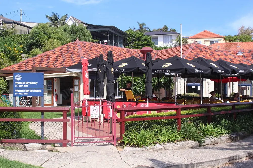 Watsons Bay Tea Gardens.