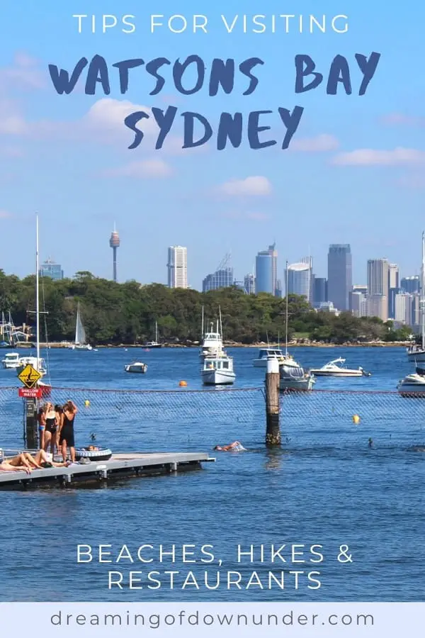 Guide to Watsons Bay, Sydney, covering the beautiful beaches, waterside restaurants and cafes, walking trails to Hornby Lighthouse and superb city views from The Gap.