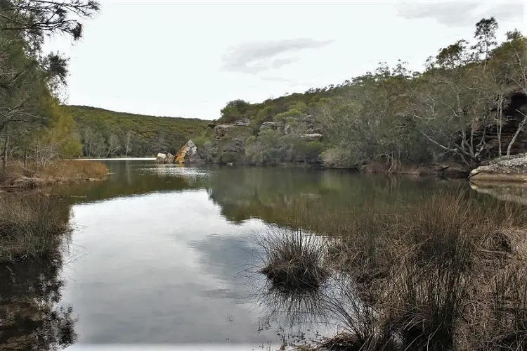 Water at the Royal National Park, Sydney.