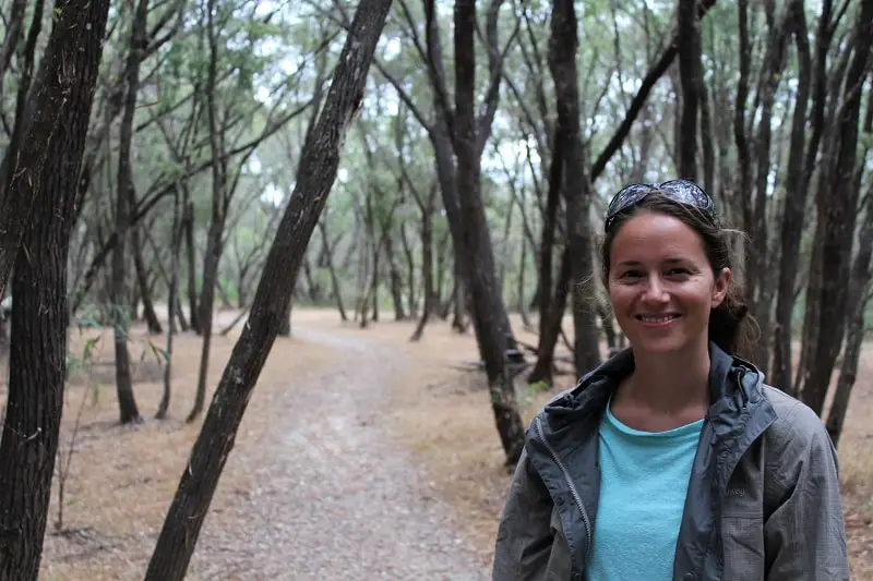 What to do in Yalgorup National Park, Western Australia: visit the ancient Lake Clifton thrombolites, go camping at Preston Beach, follow woodland walking trails, see plenty of Australian wildlife & possibly Christmas spiders!