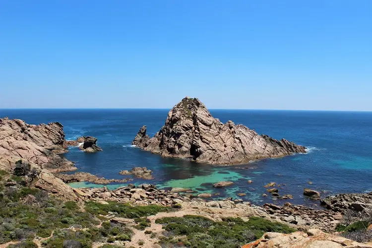 Sugarloaf Rock in Western Australia.