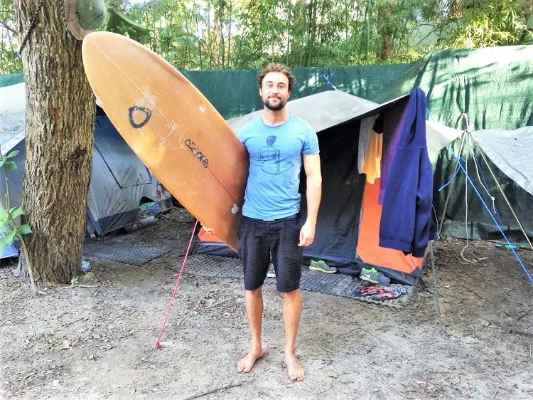 A German backpacker on a working holiday visa in Australia.