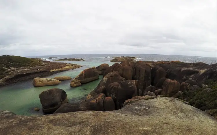 Visit the beautiful Greens Pool and Elephant Rocks in Denmark WA. Find out where to camp on a budget and where to get free Wi-Fi in this beautiful town on Western Australia's Rainbow Coast.