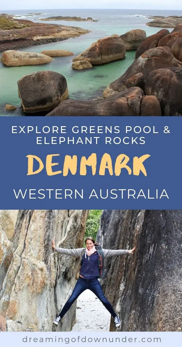 Visit the beautiful Greens Pool and Elephant Rocks in Denmark WA. Find out where to camp on a budget and where to get free Wi-Fi in this beautiful town on Western Australia's Rainbow Coast.