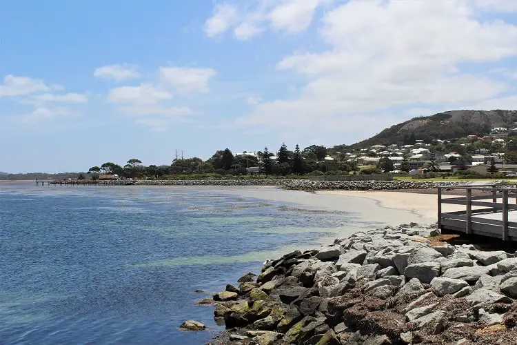 Middleton Beach in Albany Western Australia on a sunny day.