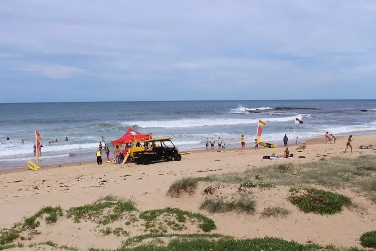  Patrolled area at Coledale Beach, South Coast New South Wales.