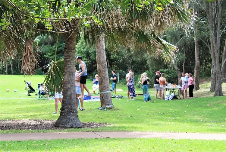  A Sunday afternoon get together at Stanwell Park Beach Reserve.