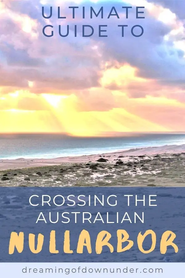 Plan your trip crossing the Nullarbor, Australia. Learn where to camp, get petrol, what to see and how much it costs.