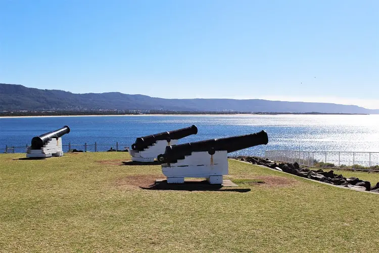 Canons at Flagstaff Hill.