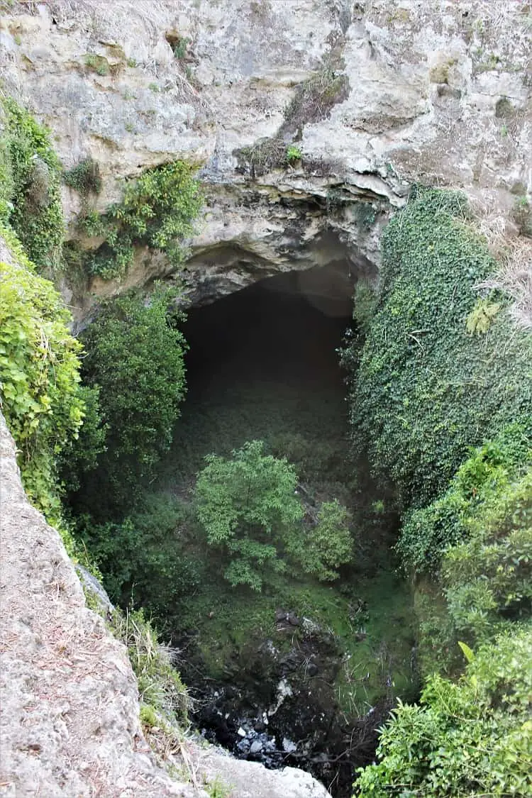 Cave Gardens in the city of Mount Gambier.