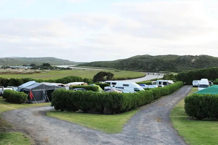 Apostles Camping Park in Princetown, Victoria.