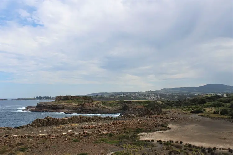 Bombo Quarry viewed from Bombo Headland.