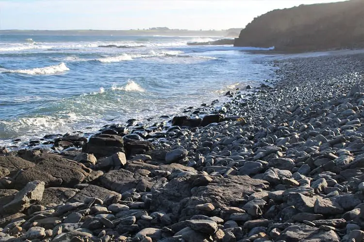 Rugged coastal scenery at Phillip Island, Victoria.