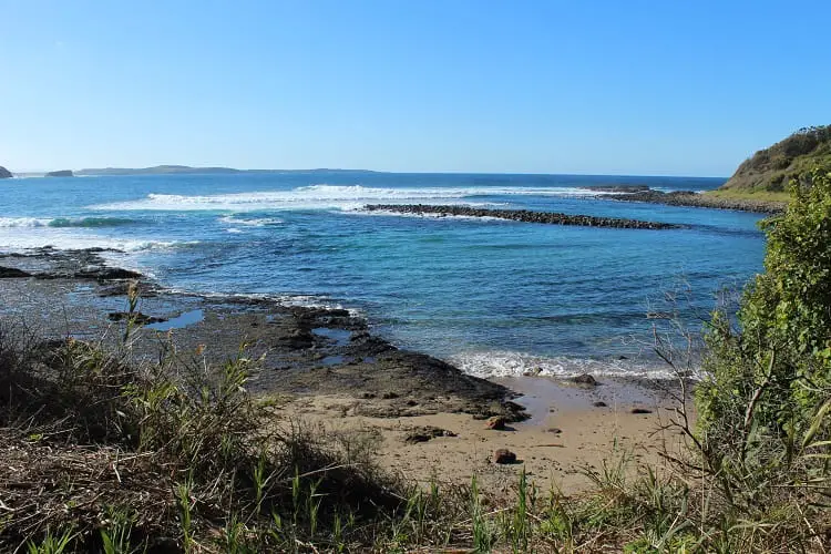 Boneyard Beach in South Coast NSW.