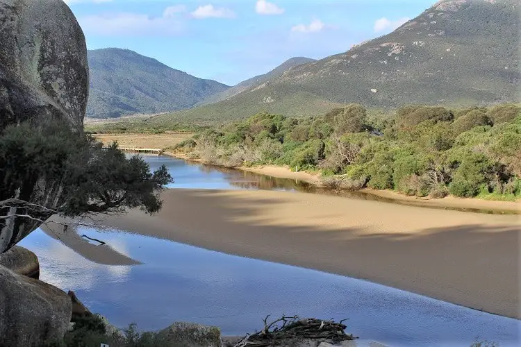Breathtaking views at Tidal River in Wilsons Promontory National Park.