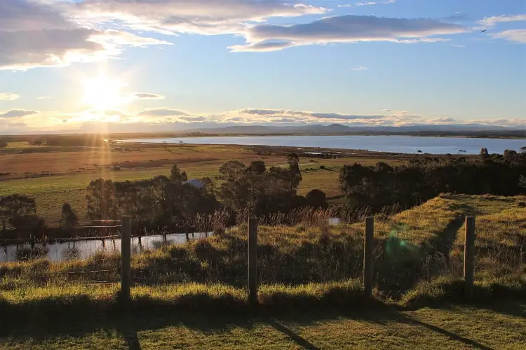 Sunset at Eagle Point Bluff, Gippsland Lakes.