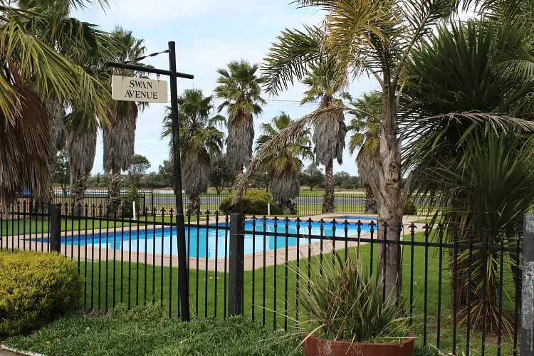 Pool at Koonwarra Caravan Park in Lakes Entrance.