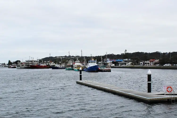 Lakes Entrance Foreshore in East Gippsland.