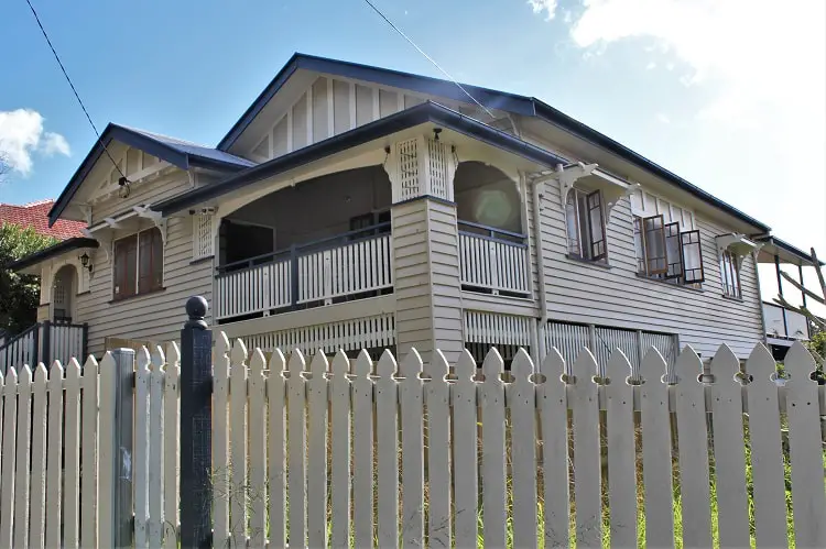 An old Queenslander house.