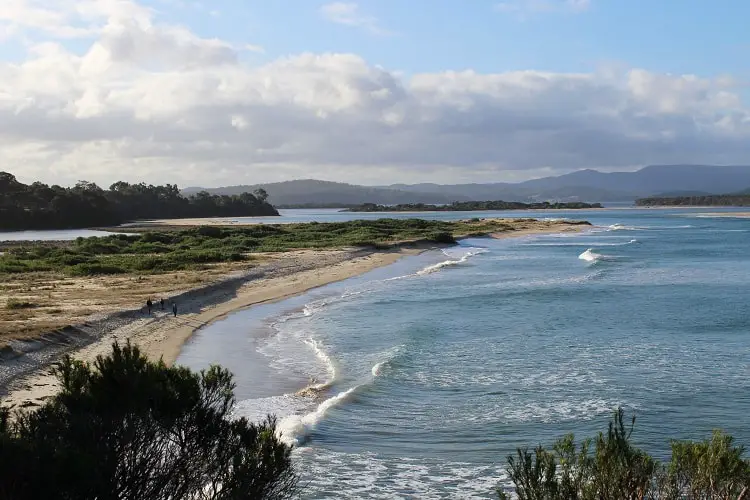 Bastion Point Beach in Mallacoota, Victoria.