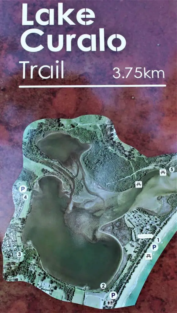 Map of Lake Curalo Trail, a walk in Eden NSW.