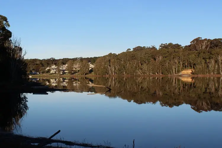 Wallaga Lake in NSW.