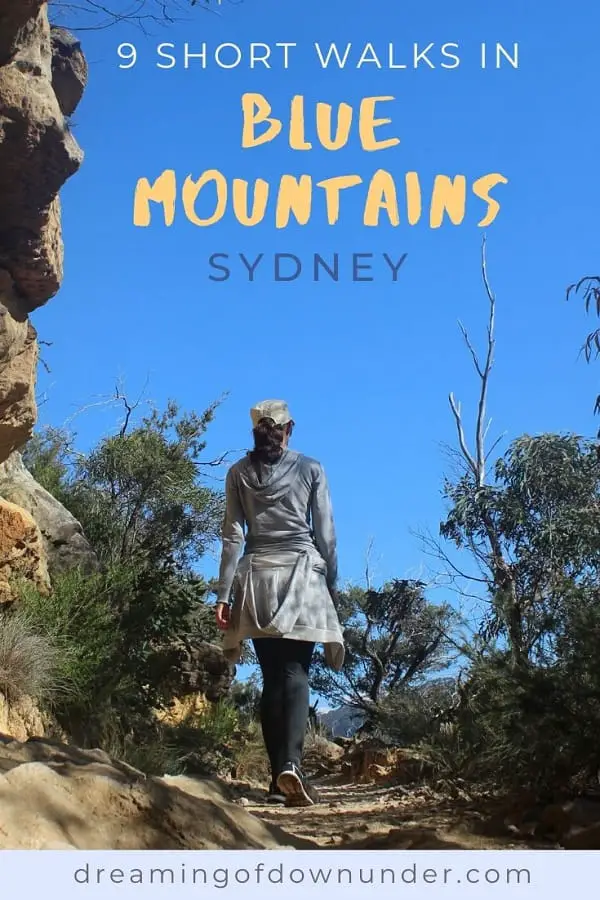 Discover nine short Blue Mountains walks near Sydney Australia. All have stunning scenery, including waterfalls, lookouts, rainforest and cliffs in NSW.