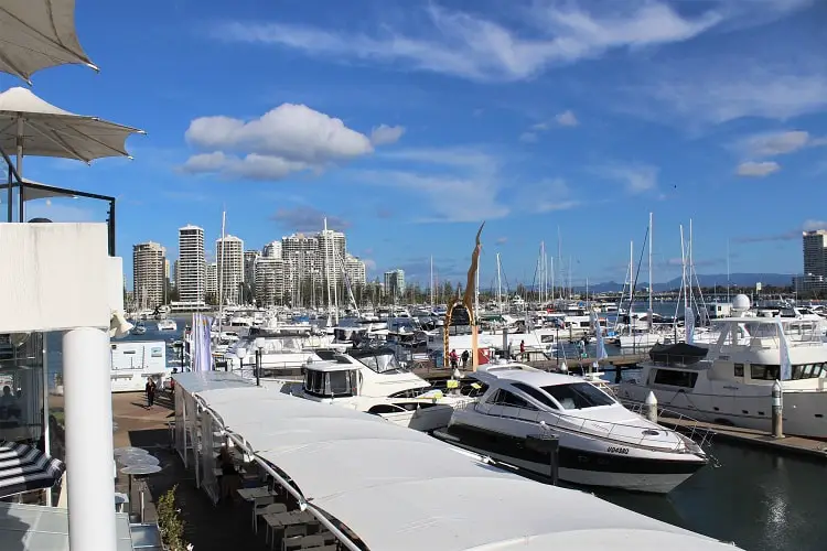 Marina Mirage, upmarket dining at the Gold Coast.