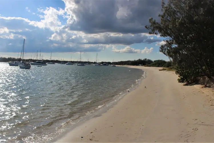 The Spit walk from Main Beach, Gold Coast.