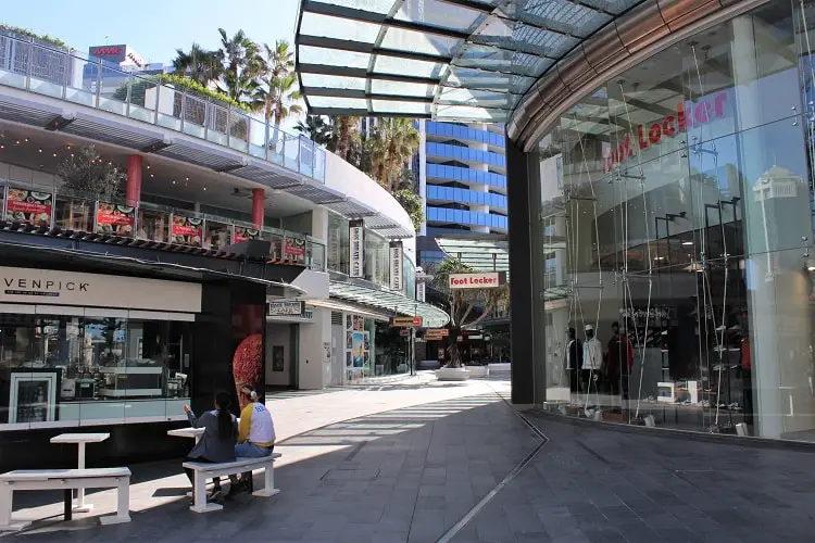 Shops at Surfers Paradise.