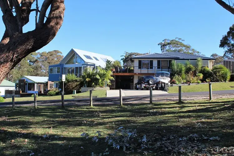 Beautiful beach houses at Durras South NSW.