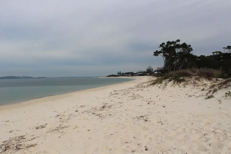 Hawks Nest Beach in Myall Lakes, NSW.